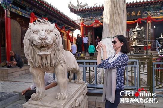 A scenic view of Yulin Baiyunshan Temple