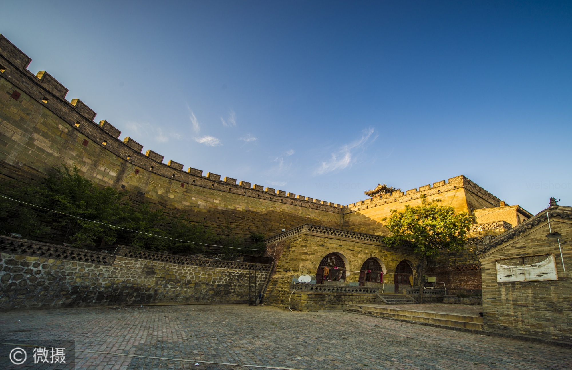A scenic view of Yulin Fuzhou City