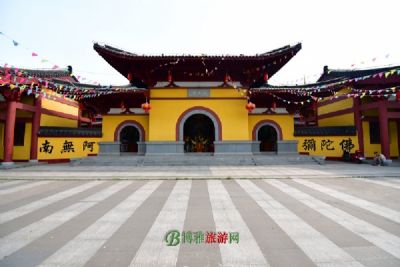 A scenic view of Yulin Rongxian Jindai Jianzhu