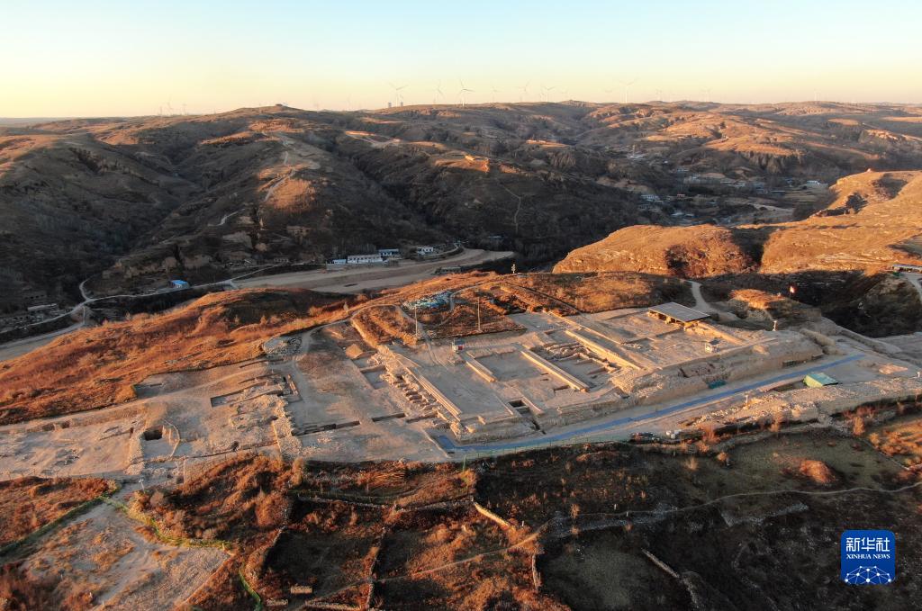 A scenic view of Yulin Shimao Site