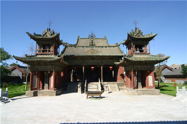 A scenic view of Yuncheng Beichi Jiwang Temple