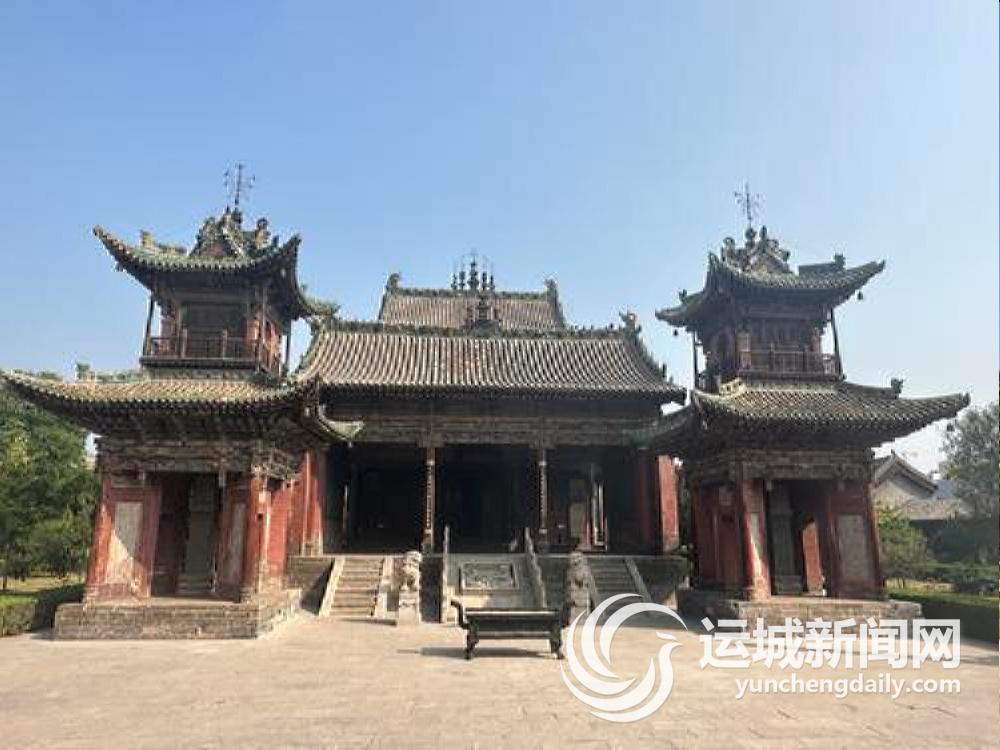 A scenic view of Yuncheng Beichi Jiwang Temple