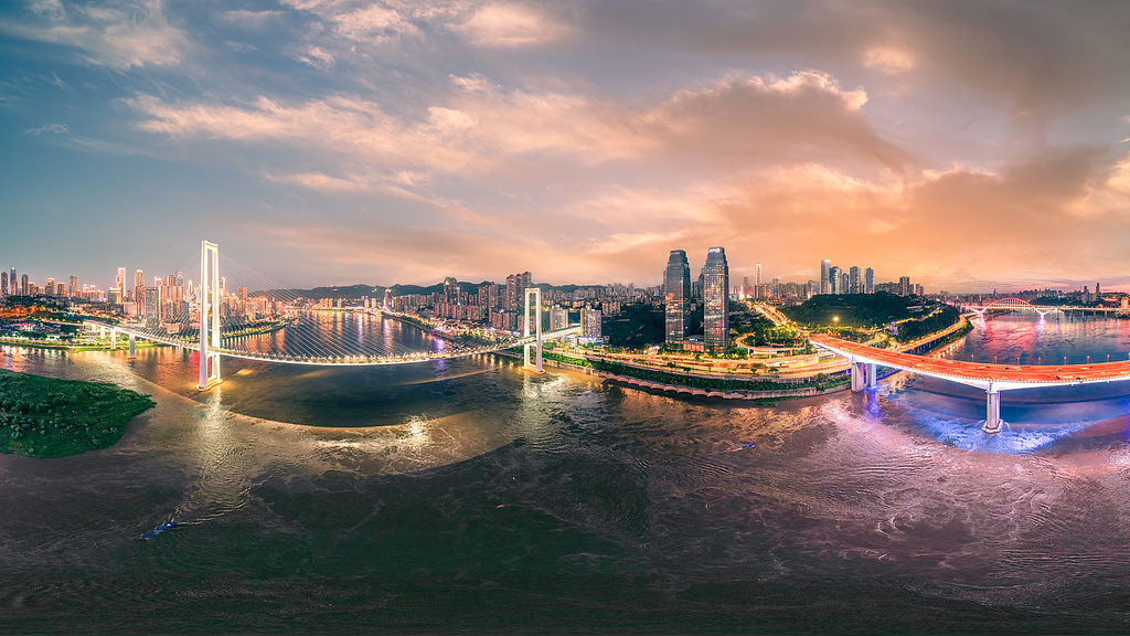 A scenic view of Yuncheng Changchun Guan Jiangxian