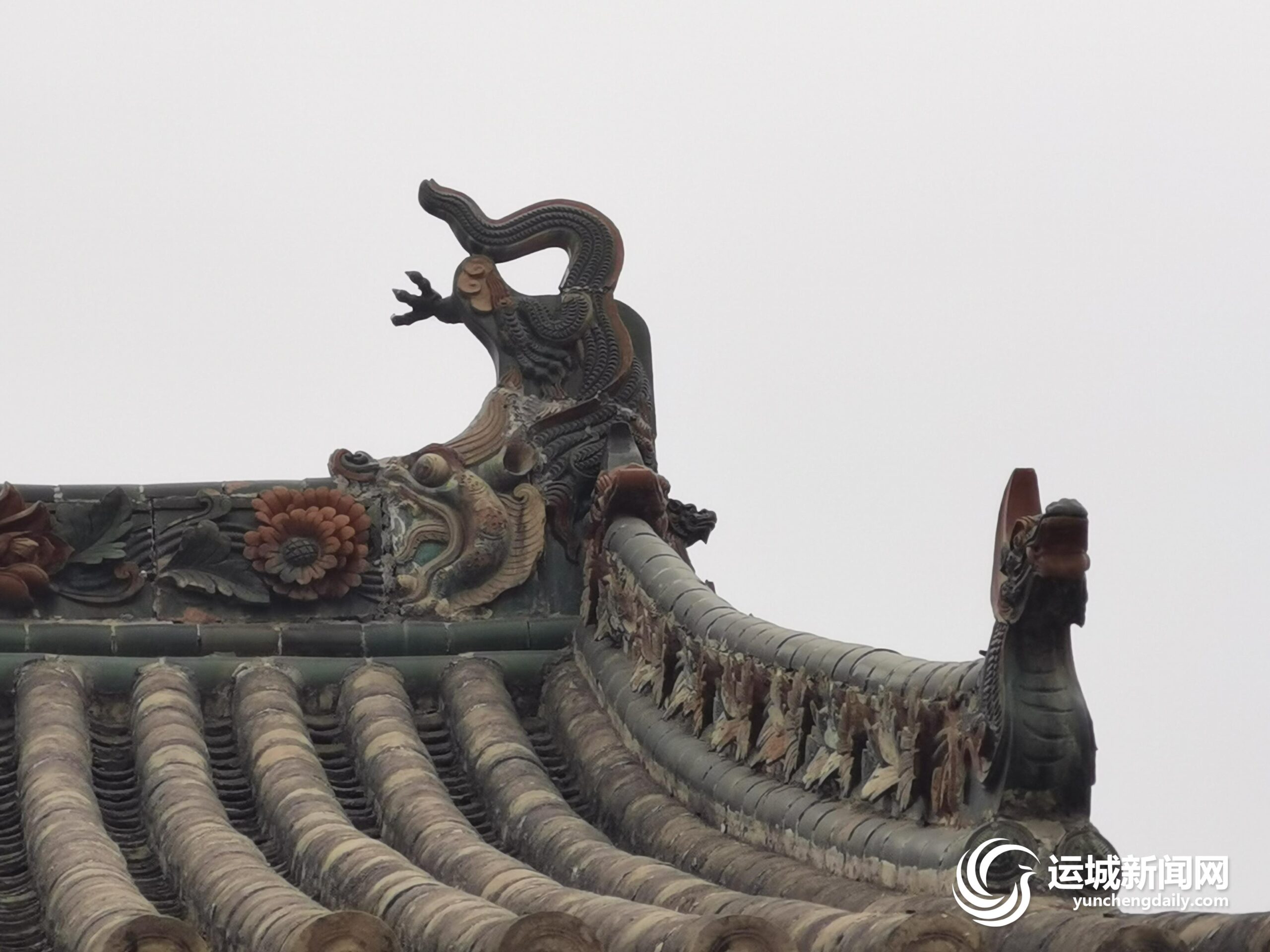 A scenic view of Yuncheng Dayang Taishan Temple