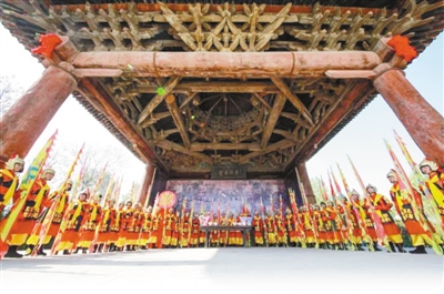 A scenic view of Yuncheng Dongcun Stage