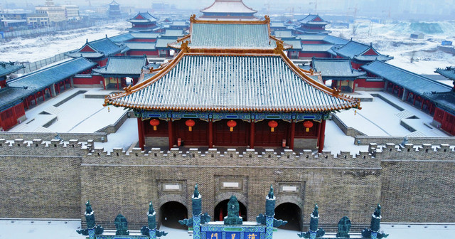 A scenic view of Yuncheng Dongfeng Stage