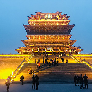 A scenic view of Yuncheng Guangwang Temple