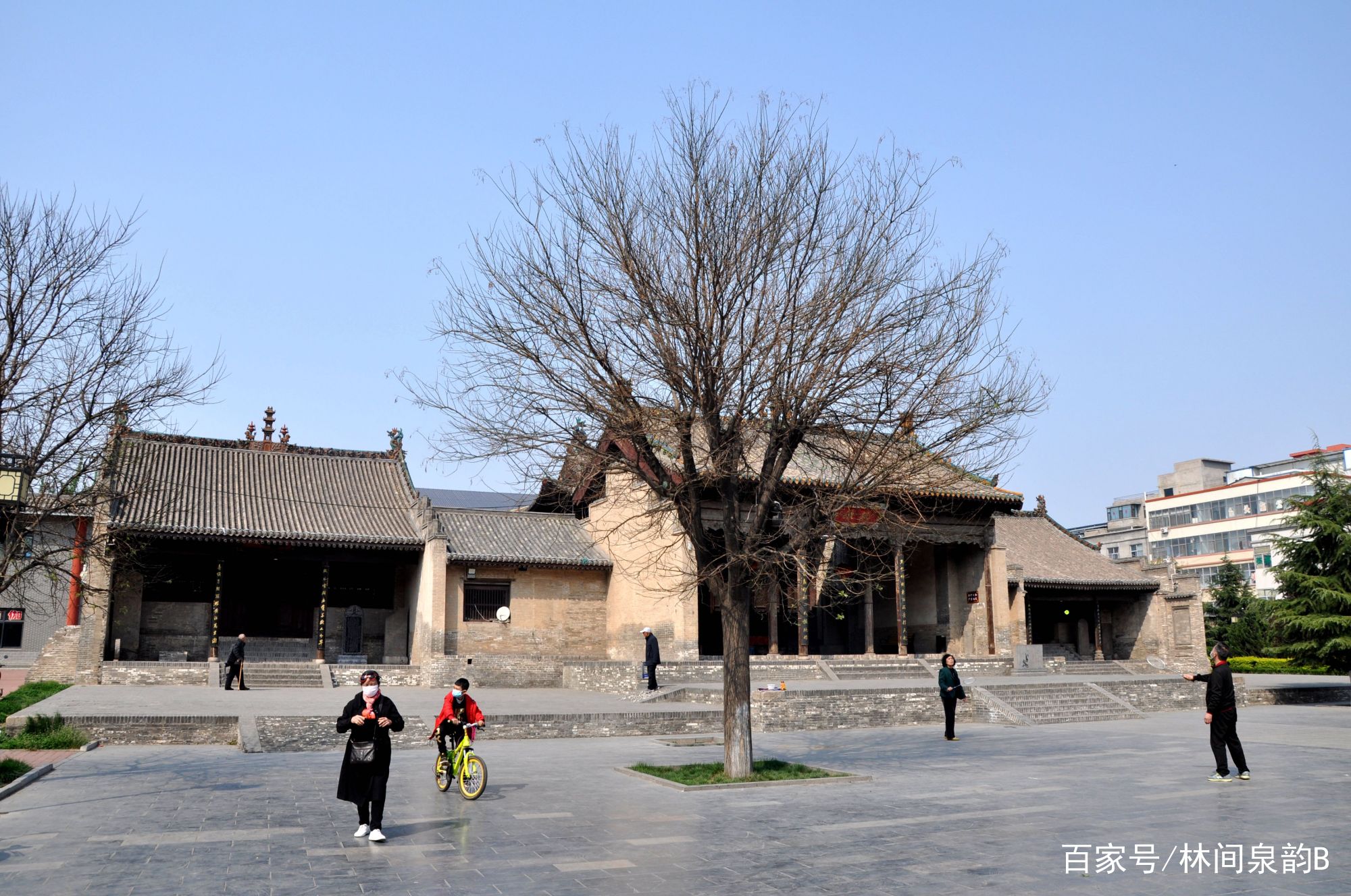 A scenic view of Yuncheng Hejin Taitoumiao