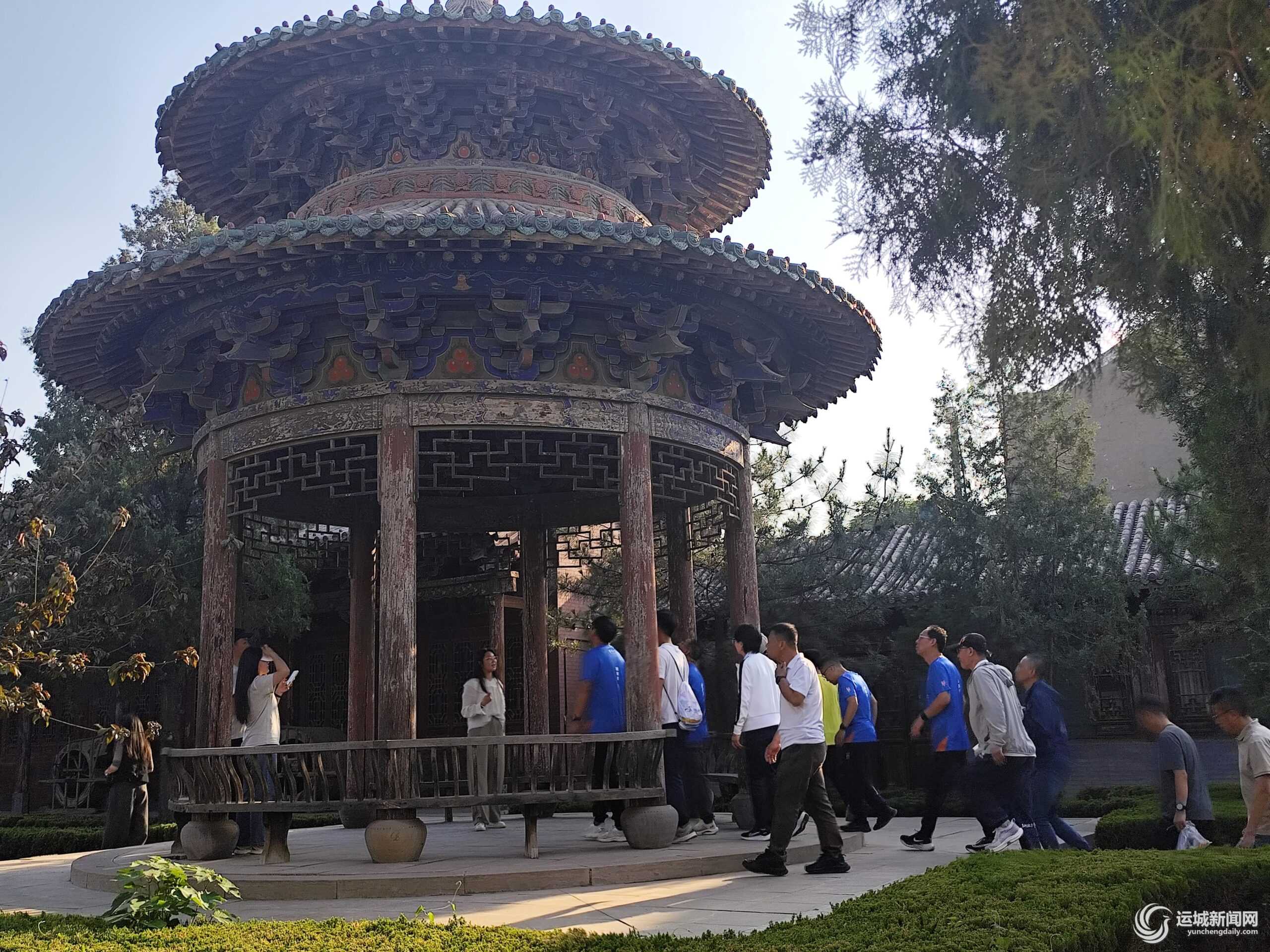 A scenic view of Yuncheng Houji Miao
