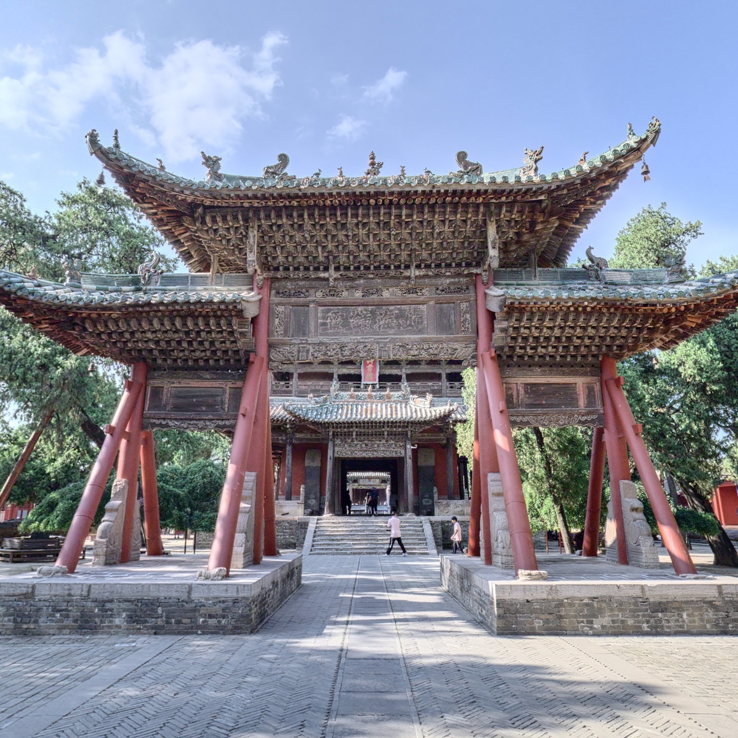 A scenic view of Yuncheng Jiezhou Guandi Temple