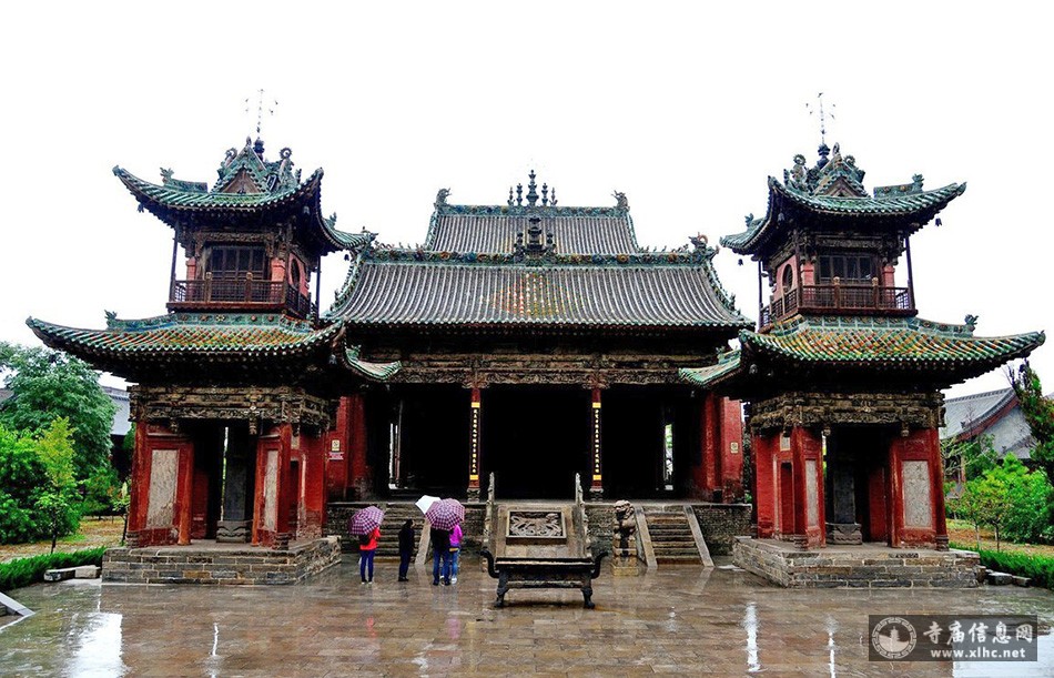 A scenic view of Yuncheng Jishan Jiwang Temple