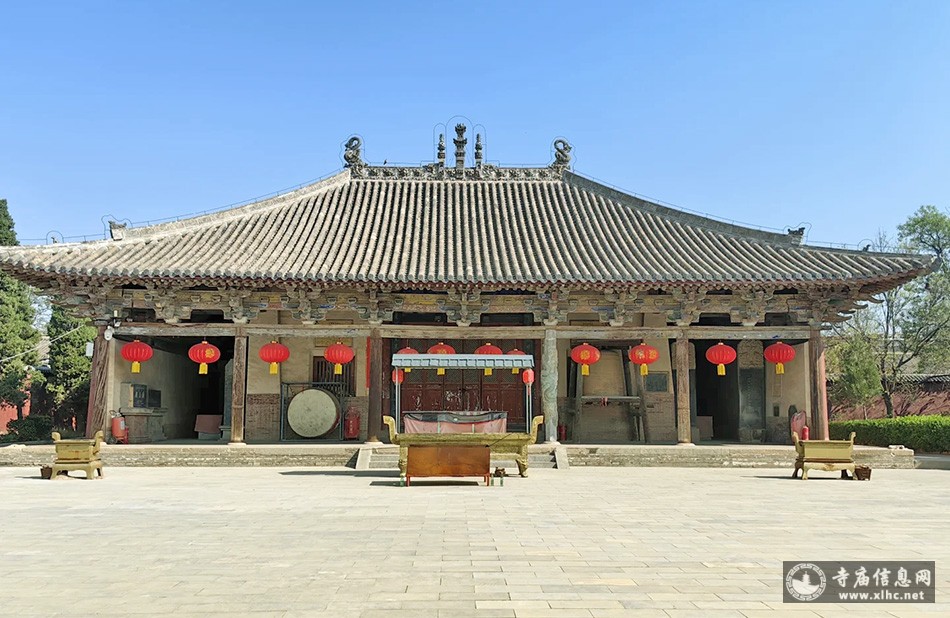 A scenic view of Yuncheng Jishan Jiwang Temple