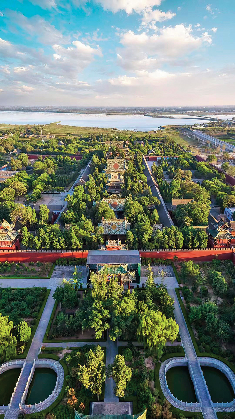 A scenic view of Yuncheng Longxiang Guandi Temple