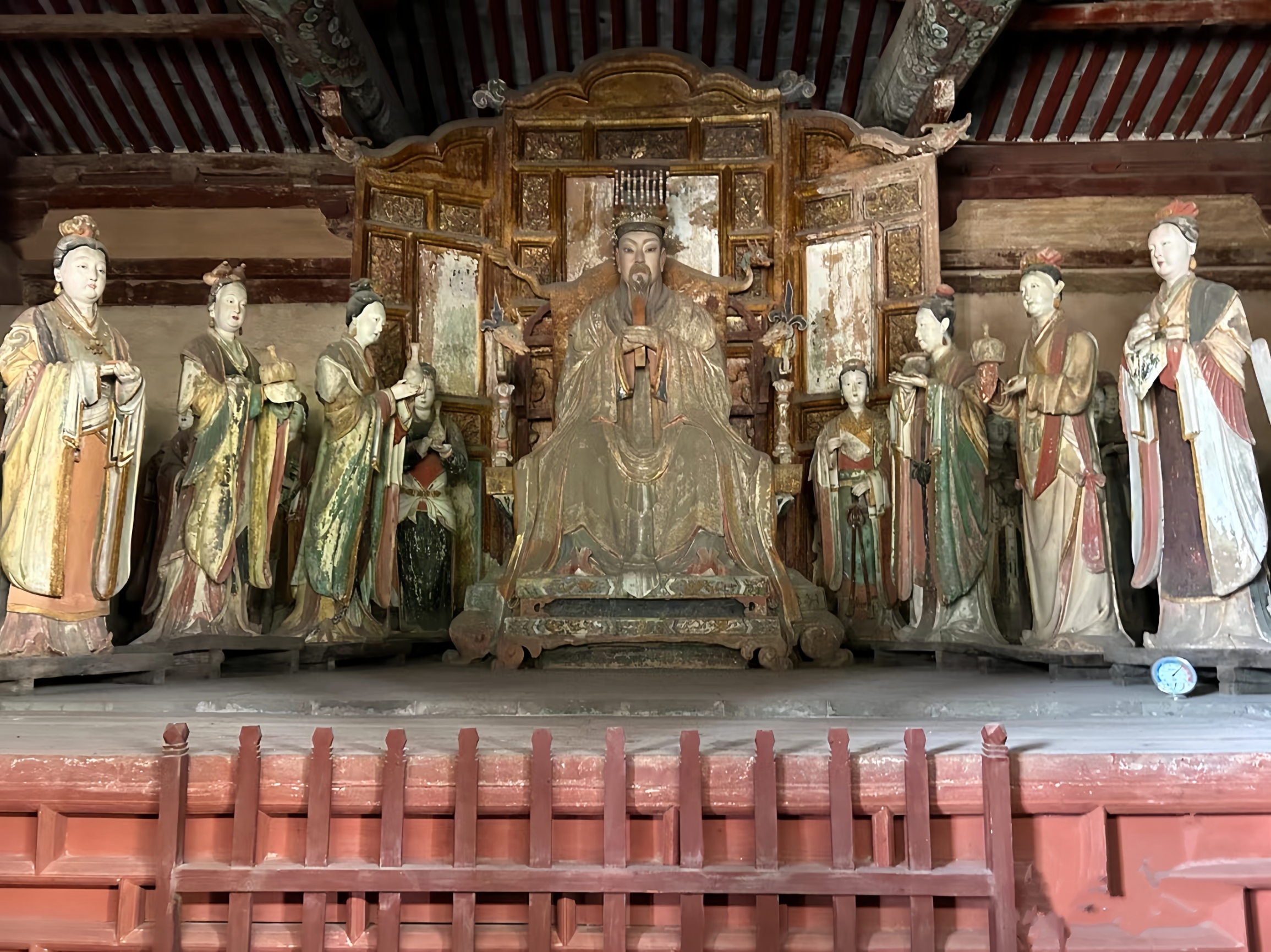 A scenic view of Yuncheng Niandui Yuhuang Temple