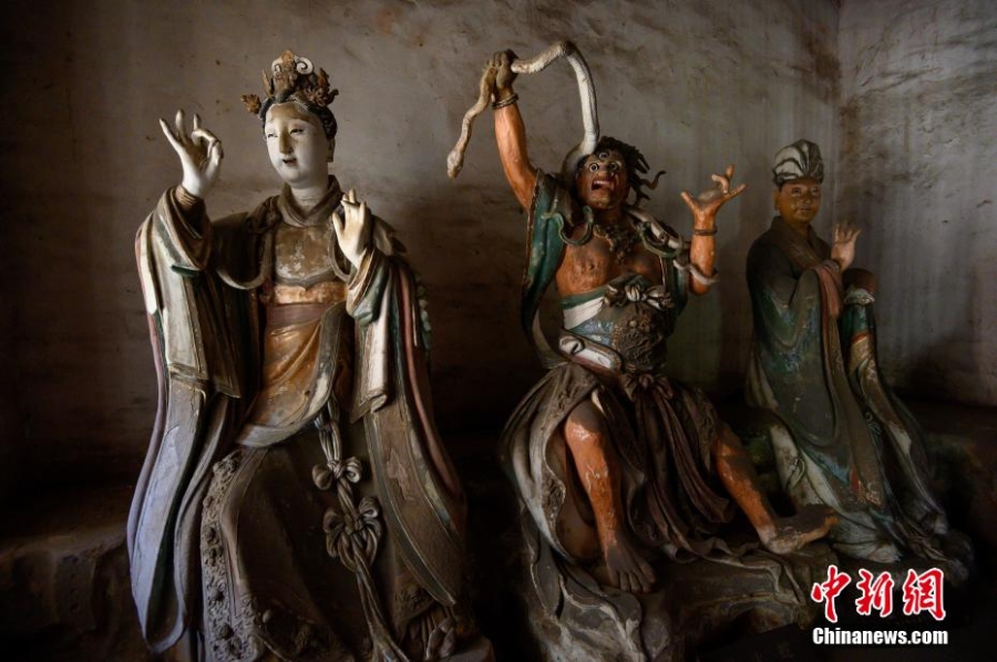 A scenic view of Yuncheng Niandui Yuhuang Temple
