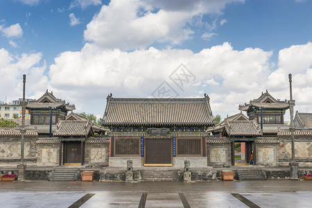 A scenic view of Yuncheng Qiangxia Guandi Temple