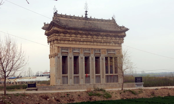 A scenic view of Yuncheng Qiaosi Beilou