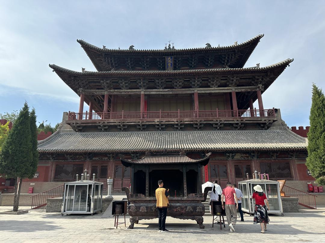 A scenic view of Yuncheng Qingliang Temple Ruicheng
