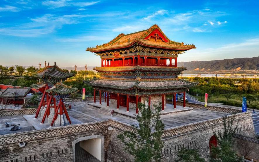 A scenic view of Yuncheng Sanguan Miao Xinjiang