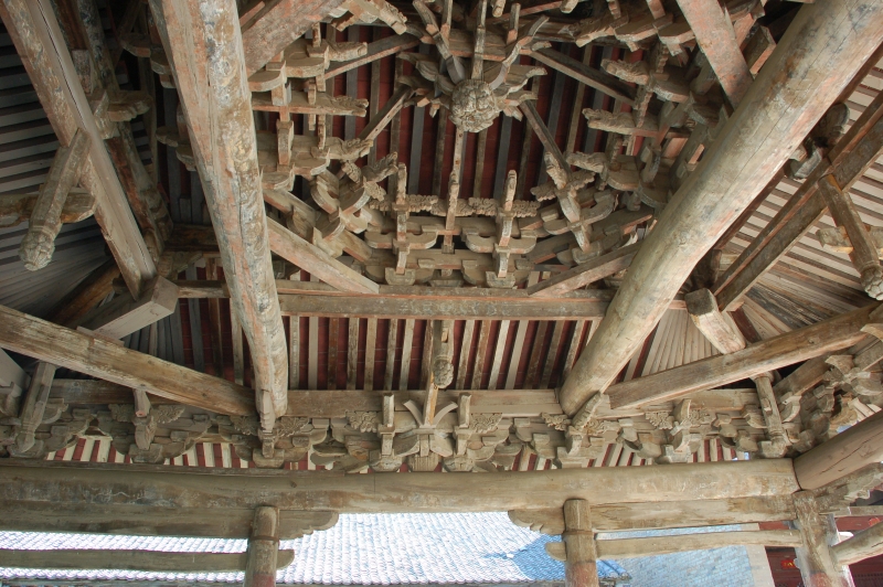 A scenic view of Yuncheng Shangfeng Shengmu Temple