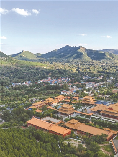 A scenic view of Yuncheng Songcun Yongxing Temple