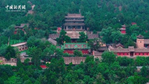 A scenic view of Yuncheng Taiping Xingguo Temple Pagoda