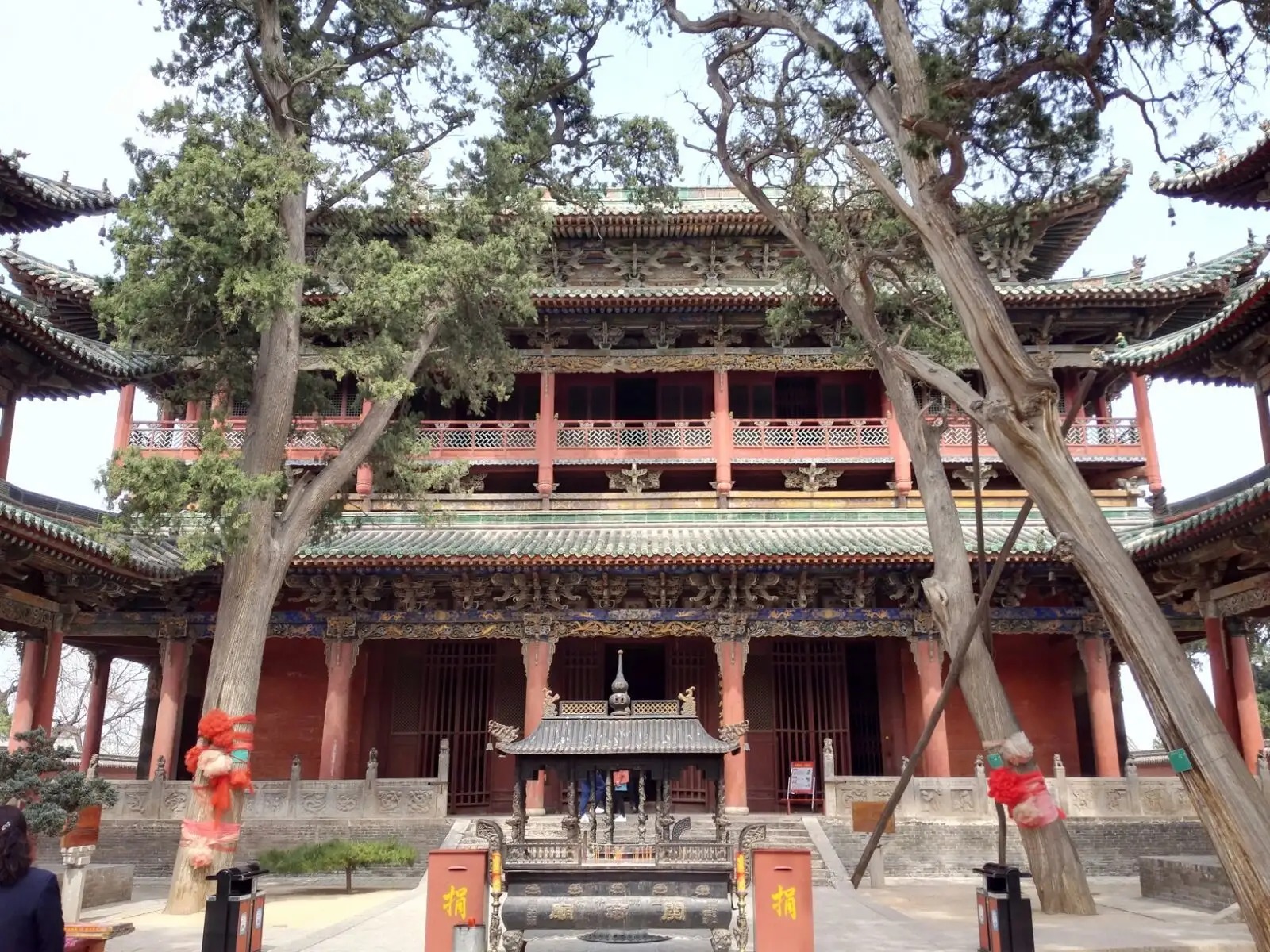 A scenic view of Yuncheng Wanquan Confucian Temple