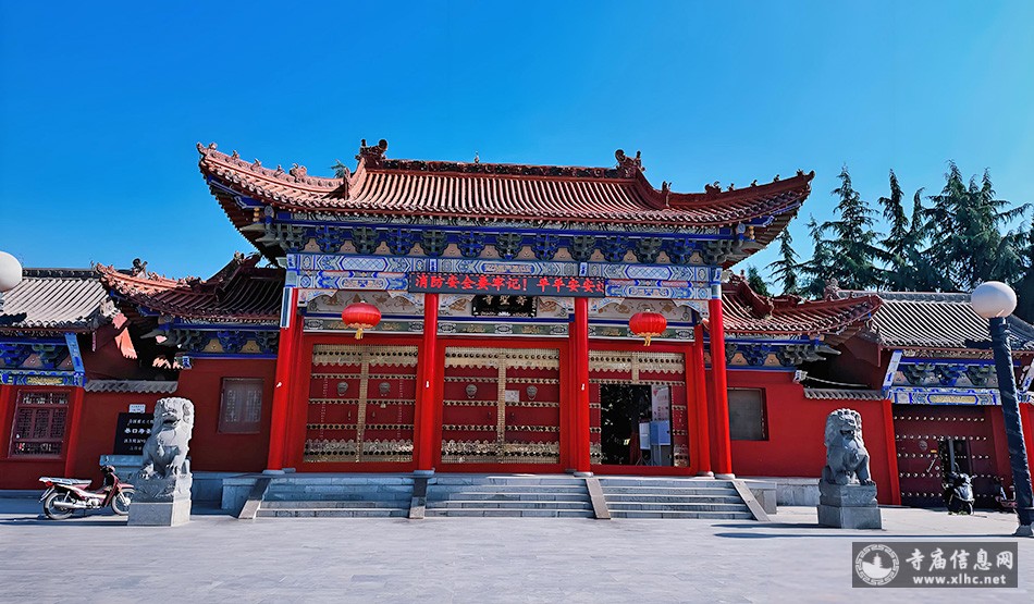 A scenic view of Yuncheng Xiangkou Shousheng Temple Brick Pagoda