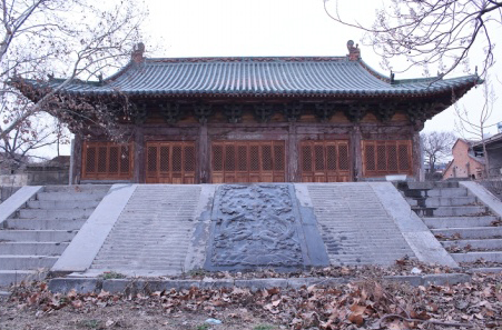 A scenic view of Yuncheng Xiaxian Confucian Temple Hall