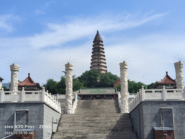 A scenic view of Yuncheng Xinjiang Shousheng Temple Hall