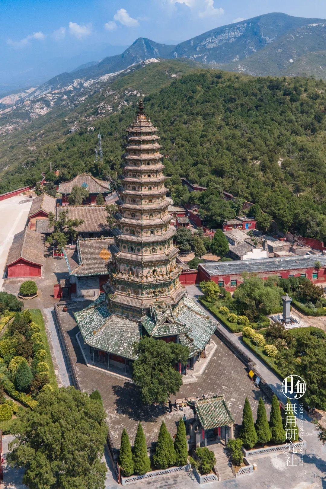 A scenic view of Yuncheng Zhangcun Shengan Temple Pagoda
