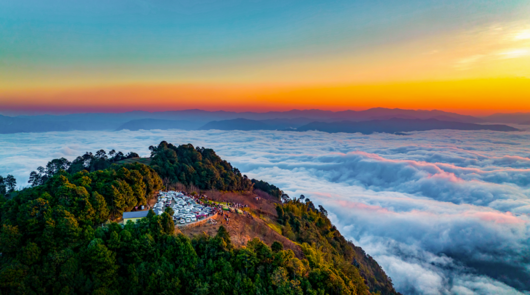 A scenic view of Yuxi Longxi Shizu Zhuangyuan