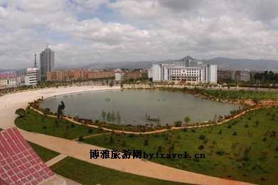 A scenic view of Yuxi Wenxingxiang Shanghao Jiuzhi