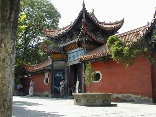 A scenic view of Zhangjiajie Puguang Chansi Gujianzhuqun