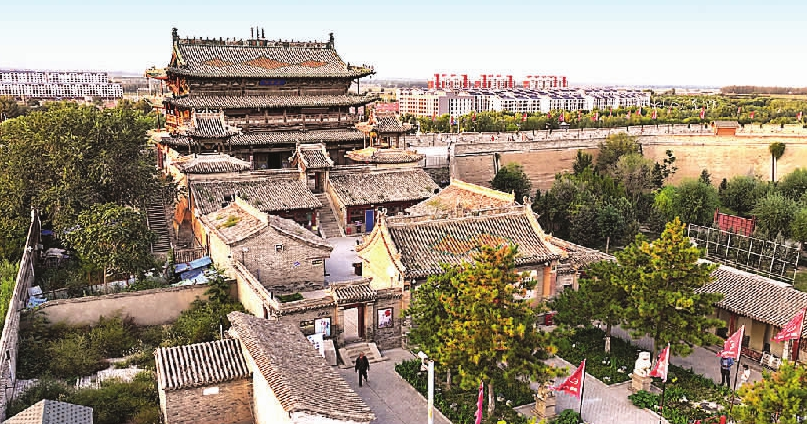 A scenic view of Zhangjiakou Bubeibao Yuquan Temple