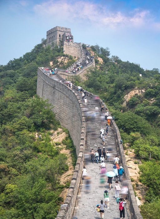 A scenic view of Zhangjiakou Tuchengzi City Site