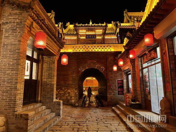 A scenic view of Zhangjiakou Weizhou Ancient City Wall