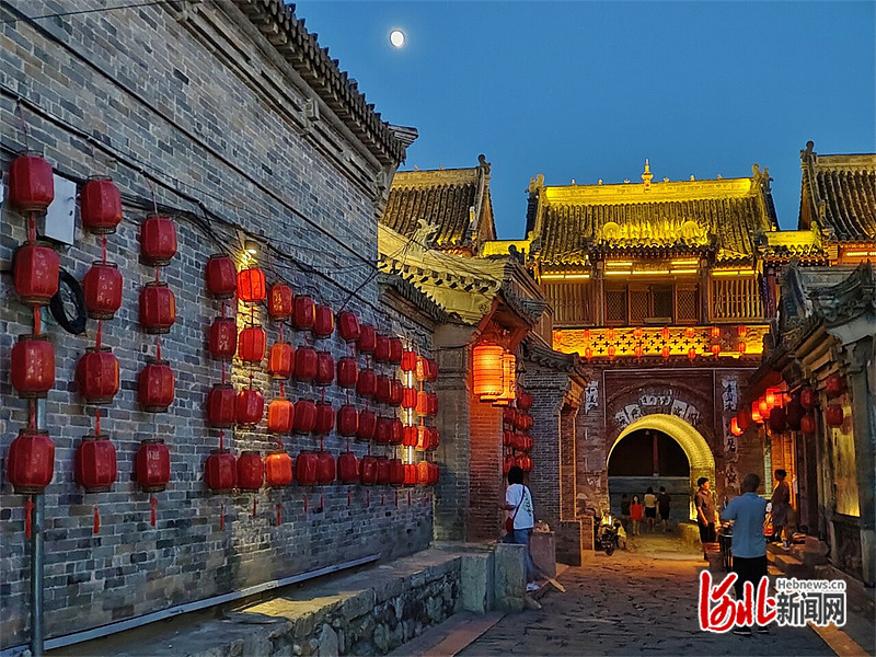 A scenic view of Zhangjiakou Weizhou Ancient City Wall