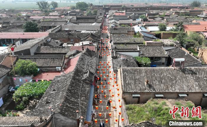 A scenic view of Zhangjiakou Weizhou Ancient City Wall
