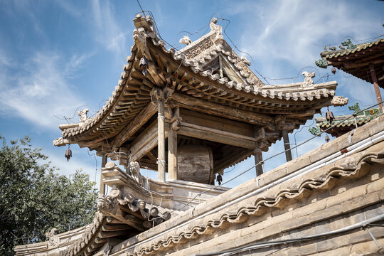A scenic view of Zhangjiakou Weizhou Ancient City Wall
