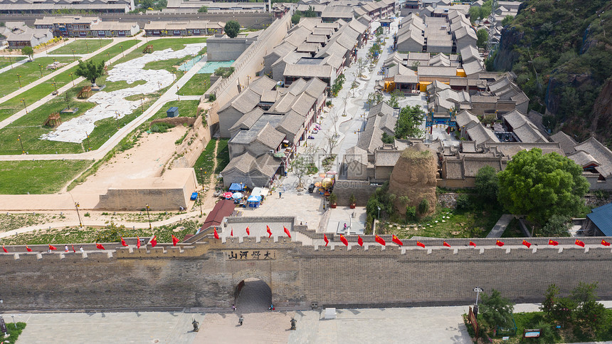 A scenic view of Zhangjiakou Weizhou Ancient City Wall