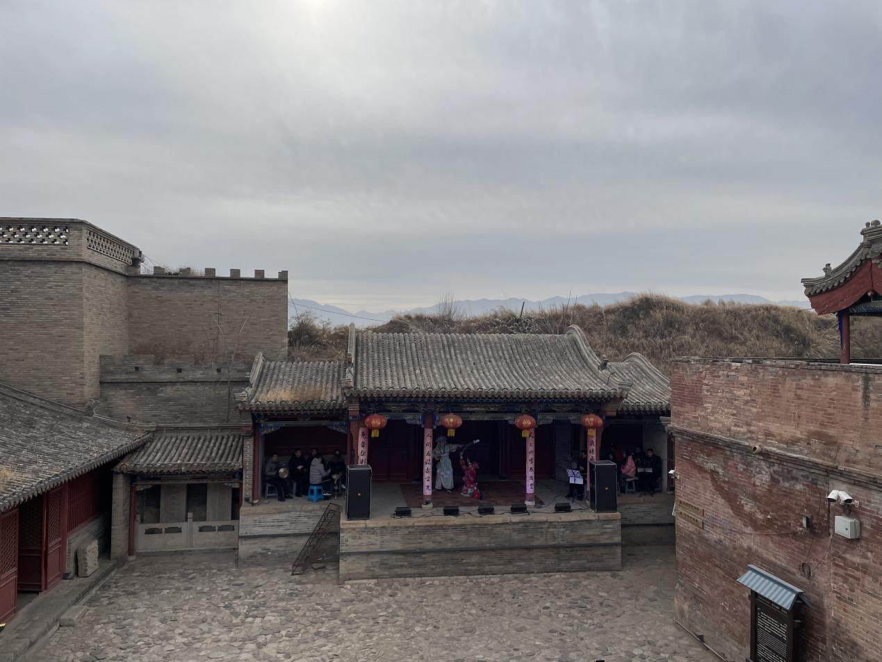 A scenic view of Zhangjiakou Weizhou Ancient City Wall
