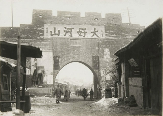 A scenic view of Zhangjiakou Xiaohongcheng Site
