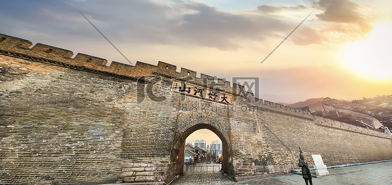 A scenic view of Zhangjiakou Xitu City Site Huaian