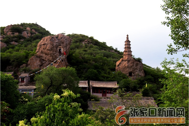 A scenic view of Zhangjiakou Xuanhua Bailin Temple
