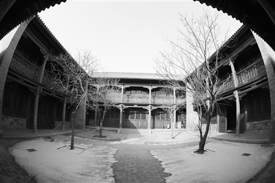 A scenic view of Zhangye Gaozongbing Zhaiyuan