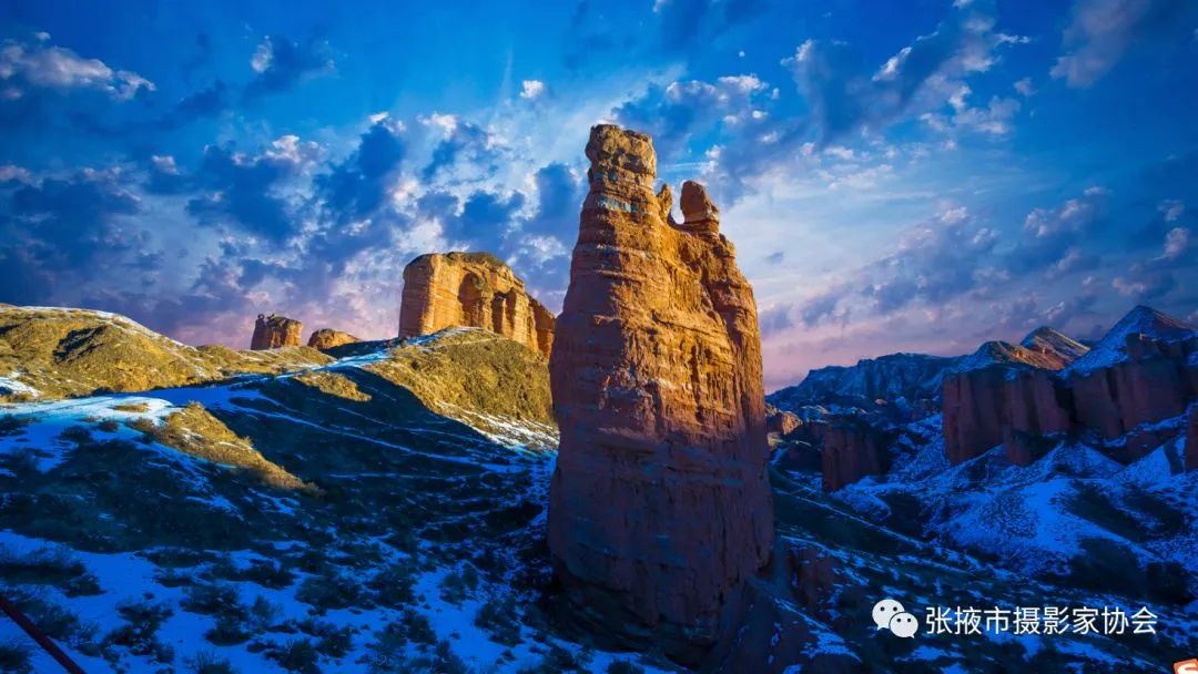 A scenic view of Zhangye Gaozongbing Zhaiyuan