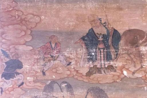 A scenic view of Zhangye Tongzisi Shiku