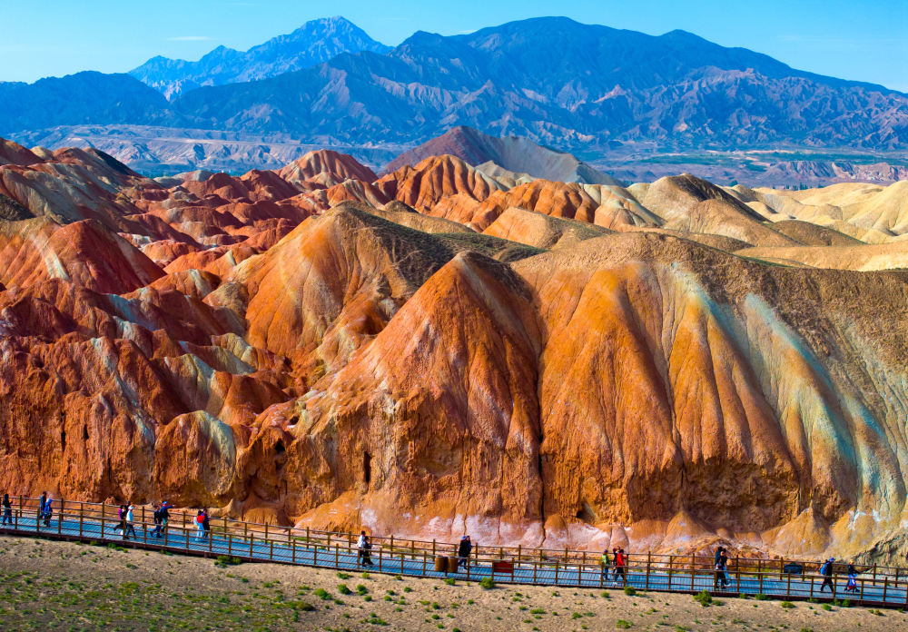 A scenic view of Zhangye Xilaisi