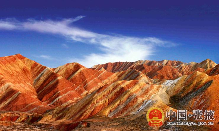 A scenic view of Zhangye Xusanwan Cheng Ji Muqun